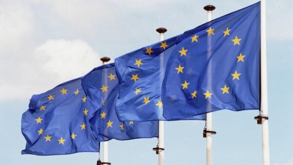 European Union flags - Sputnik Moldova-România