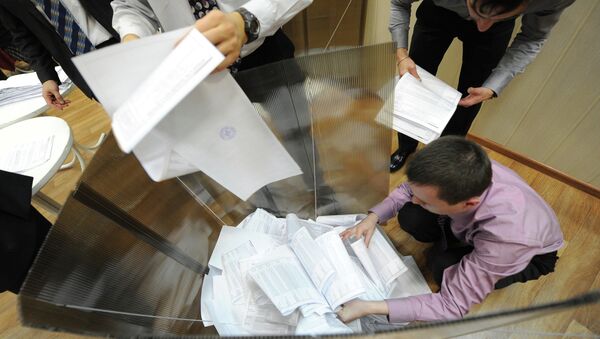 Подcчет голосов региональных выборов - Sputnik Молдова