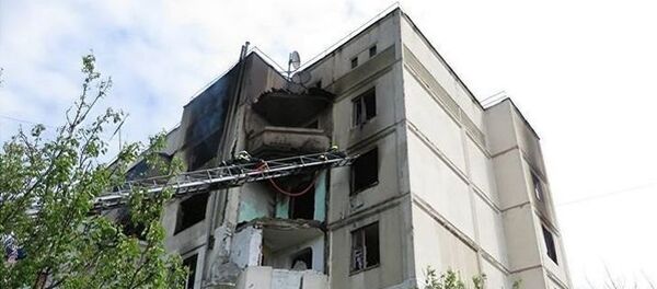 здание после пожара здание после пожара - Sputnik Молдова