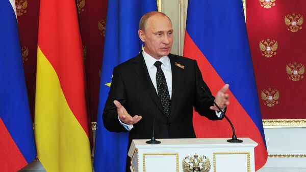 Совместная пресс-конференция президента РФ В.Путина и канцлера Германии А.Меркель - Sputnik Moldova