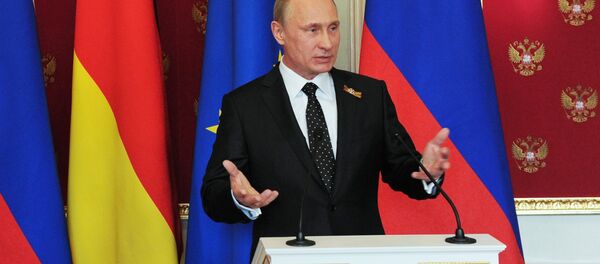 Совместная пресс-конференция президента РФ В.Путина и канцлера Германии А.Меркель - Sputnik Moldova