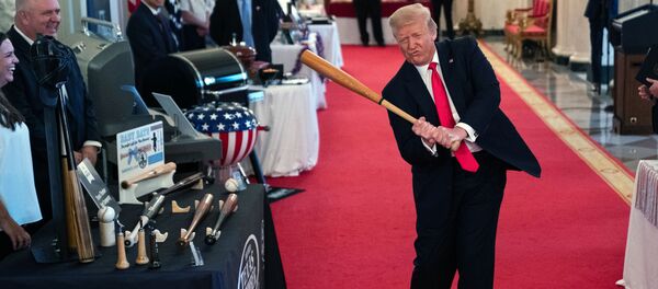 Президент США Дональд Трамп во время шоу Дух Америки в Белом Доме, Вашингтон Президент США Дональд Трамп во время шоу Дух Америки в Белом Доме, Вашингтон - Sputnik Молдова