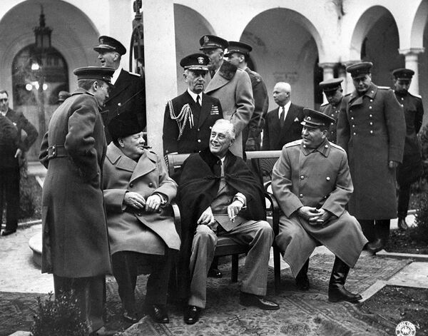 Ялтинская (Крымская) конференция союзных держав, 1945 год - Sputnik Moldova-România