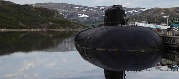 Российский атомный подводный ракетоносный крейсер проекта 949А Антей К-410 Смоленск Российский атомный подводный ракетоносный крейсер проекта 949А Антей К-410 Смоленск - Sputnik Moldova-România