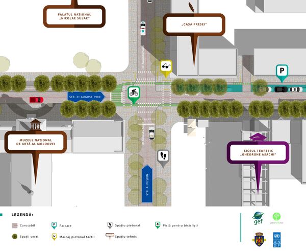 Foto: Cum va arăta după modernizare strada 31 August din Chișinău – detalii surprinzătoare Foto: Cum va arăta după modernizare strada 31 August din Chișinău – detalii surprinzătoare - Sputnik Moldova