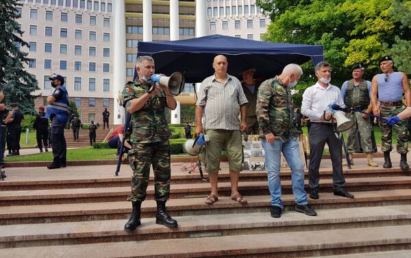 Participanții la conflictul armat de pe Nistru, iarăși la proteste - Sputnik Moldova