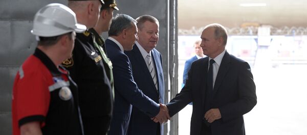 Рабочая поездка президента РФ В. Путина в республику Крым - Sputnik Moldova-România