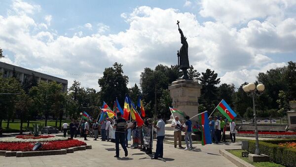 Митинг Конгресса азербайджанцев Молдовы  - Sputnik Moldova