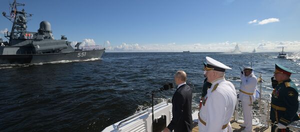 Russia Putin Navy Day Parade Russia Putin Navy Day Parade - Sputnik Moldova-România