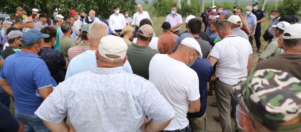 Ministrul Agriculturii a venit să discute cu agricultorii Ministrul Agriculturii a venit să discute cu agricultorii - Sputnik Moldova