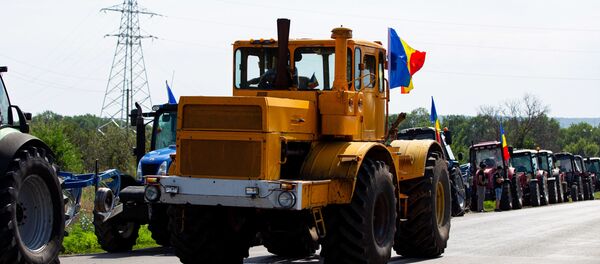 Protestul agricultorilor Căușeni - Sputnik Moldova