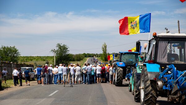 Protestul agricultorilor Căușeni - Sputnik Moldova