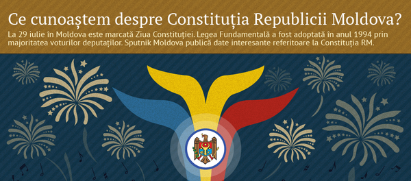 Ce cunoaștem despre Constituția Republicii Moldova? - Sputnik Moldova