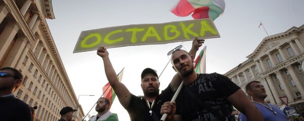 Протесты в Болгарии Протесты в Болгарии - Sputnik Moldova-România