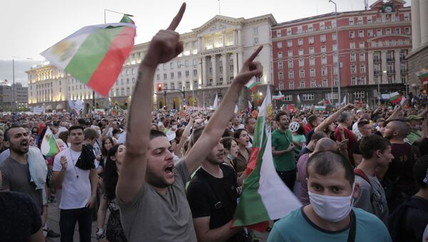 Протесты в Болгарии - Sputnik Moldova-România