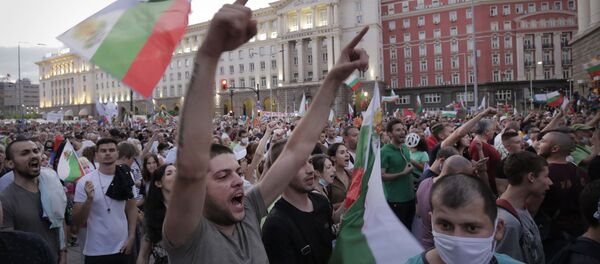 Протесты в Болгарии Протесты в Болгарии - Sputnik Moldova-România