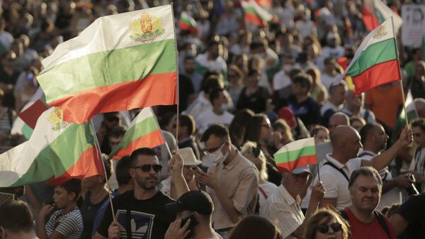 Протесты в Болгарии - Sputnik Moldova
