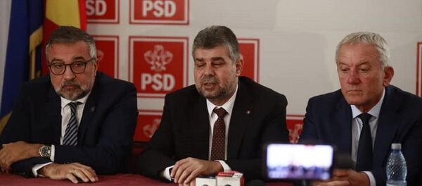 Lucian Romascanu, Marcel Ciolacu - Sputnik Moldova-România