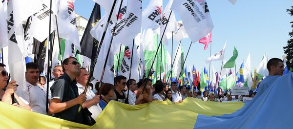 Протестные акции в Киеве - Sputnik Молдова