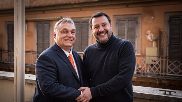 Viktor Orban și Matteo Salvini - Sputnik Moldova