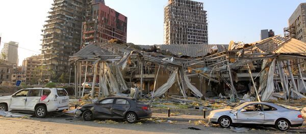 Последствия взрыва в Бейруте Последствия взрыва в Бейруте - Sputnik Молдова
