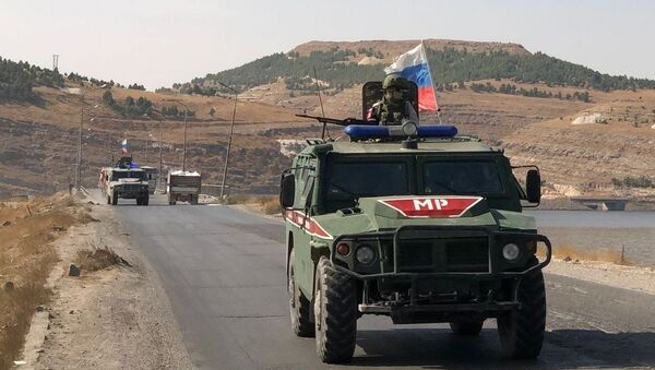 Военная полиция РФ на северо-востоке провинции Алеппо в Сирии - Sputnik Moldova
