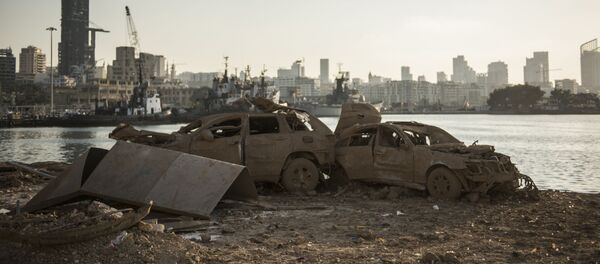 Последствия взрыва в порту Бейрута Последствия взрыва в порту Бейрута - Sputnik Молдова