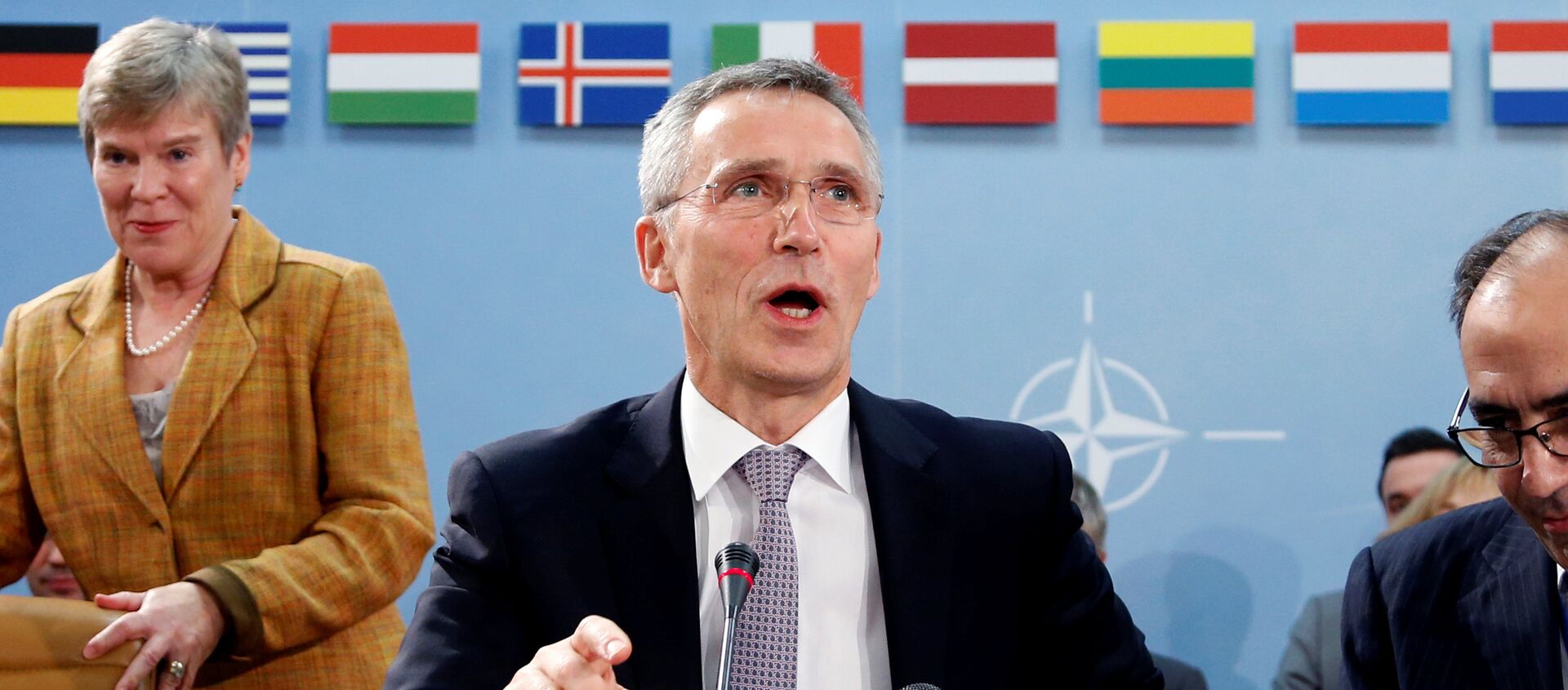 NATO Secretary-General Jens Stoltenberg chairs a meeting of NATO foreign ministers at the Alliance headquarters in Brussels, Belgium, December 6, 2016.  - Sputnik Moldova-România, 1920, 03.06.2021