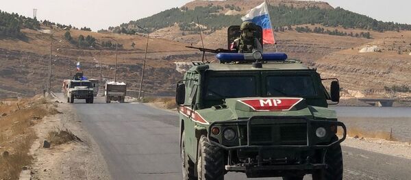 Военная полиция РФ на северо-востоке провинции Алеппо в Сирии Военная полиция РФ на северо-востоке провинции Алеппо в Сирии - Sputnik Moldova-România