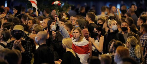 Протесты в Минске в понедельник - Sputnik Moldova-România