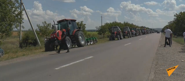 Протесты аграриев в Молдове. Протесты аграриев в Молдове. - Sputnik Молдова