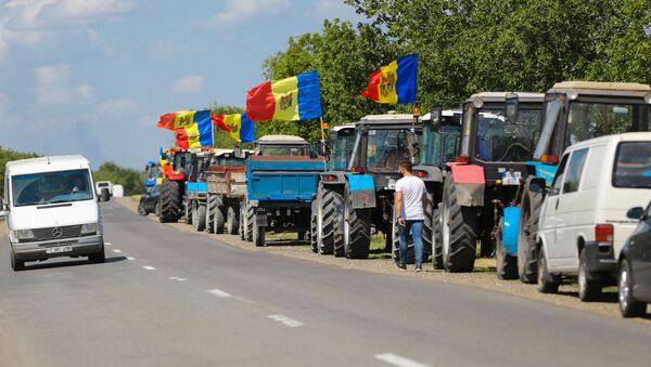 Протесты аграриев в Молдове - Sputnik Moldova
