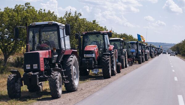 Протесты аграриев в Кэушень - Sputnik Moldova
