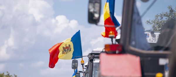 Протесты аграриев в Кэушень - Sputnik Moldova