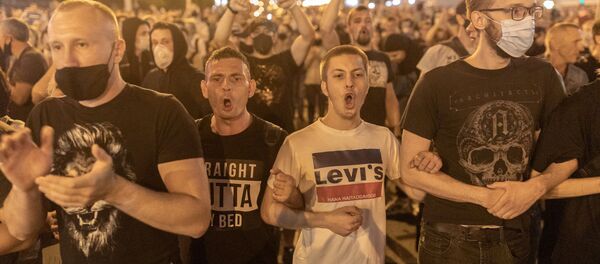 Акция протеста в Минске - Sputnik Moldova-România