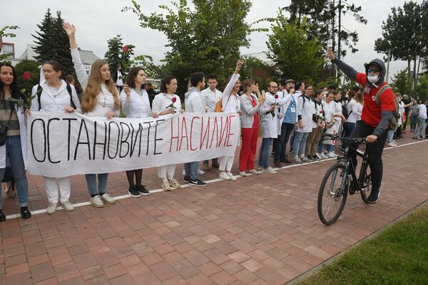 A patra zi de proteste în Belarus: Mai puține confruntări A patra zi de proteste în Belarus: Mai puține confruntări - Sputnik Moldova