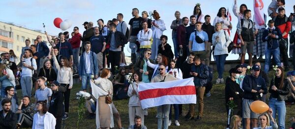 Протесты в Минске Протесты в Минске - Sputnik Moldova-România