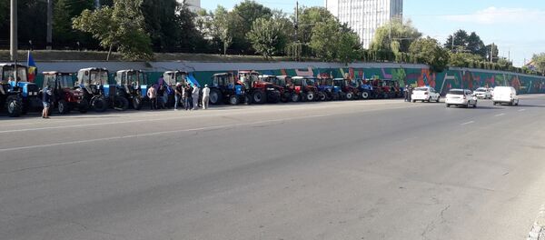 Протест аграриев в Кишиневе  - Sputnik Moldova
