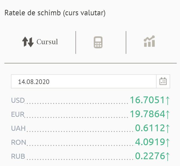 La ce preț au ajuns euro și dolarul: Cursul valutar BNM pentru 15 și 16 august La ce preț au ajuns euro și dolarul: Cursul valutar BNM pentru 15 și 16 august - Sputnik Moldova