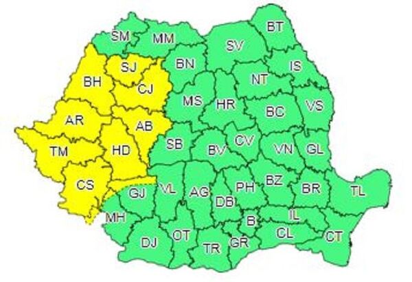 Înrăutăţirea vremii: avertizări de coduri galbene până pe 16 august Înrăutăţirea vremii: avertizări de coduri galbene până pe 16 august - Sputnik Moldova-România