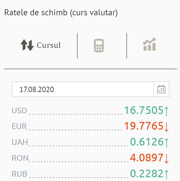 Ce s-a întâmplat cu prețul euro și dolarului: Cursul valutar BNM pentru 17 august Ce s-a întâmplat cu prețul euro și dolarului: Cursul valutar BNM pentru 17 august - Sputnik Moldova