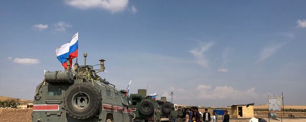 Военная полиция РФ на северо-востоке провинции Алеппо в Сирии - Sputnik Moldova