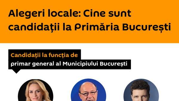 Alegeri locale: Cine sunt candidații la Primăria București - Sputnik Moldova-România