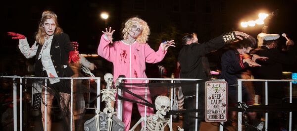 Парад по случаю Хэллоуина в Нью-Йорке Парад по случаю Хэллоуина в Нью-Йорке - Sputnik Молдова