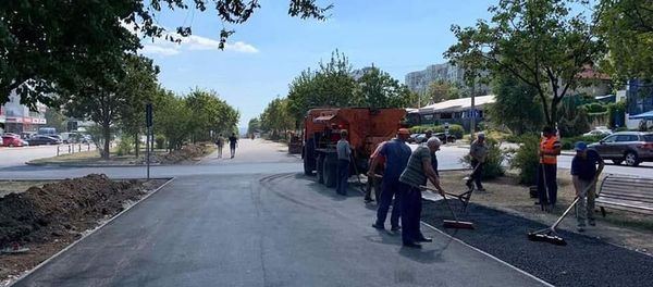 Pistă pentru bicicliști pe bulevardul Mircea cel Bătrân - Sputnik Молдова