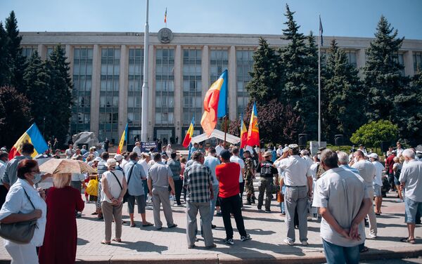 Protestul combatanților din PMAN - Sputnik Moldova