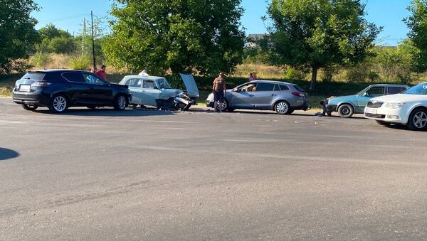 Accident în lanț la Budești - Sputnik Moldova