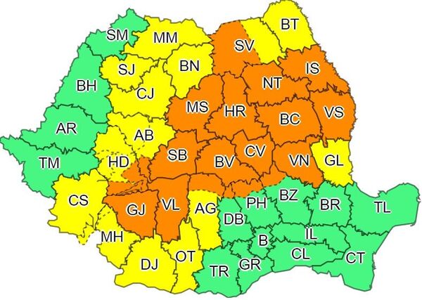 Vijelii și grindină, ploi torențiale - COD PORTOCALIU de vreme instabilă astăzi în Moldova Vijelii și grindină, ploi torențiale - COD PORTOCALIU de vreme instabilă astăzi în Moldova - Sputnik Moldova-România