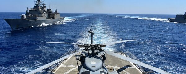 Exerciții militare în Mediterana de Est Exerciții militare în Mediterana de Est - Sputnik Moldova-România