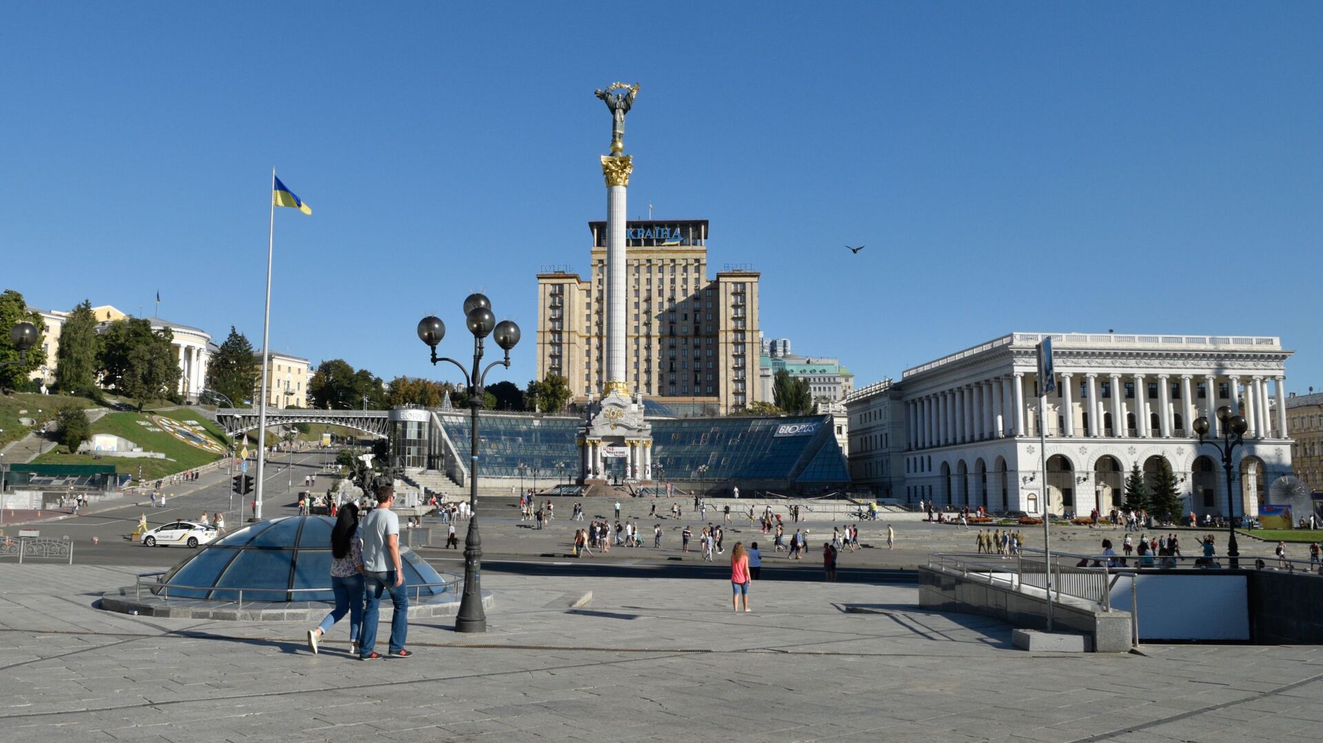 Площадь Независимости в Киеве - Sputnik Молдова, 1920, 19.08.2021